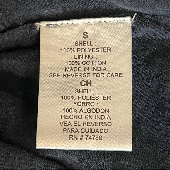 Anthropologie Patrons of Peace flowy tunic Dress, lined, 3/4 sleeve, size S - Picture 12 of 13